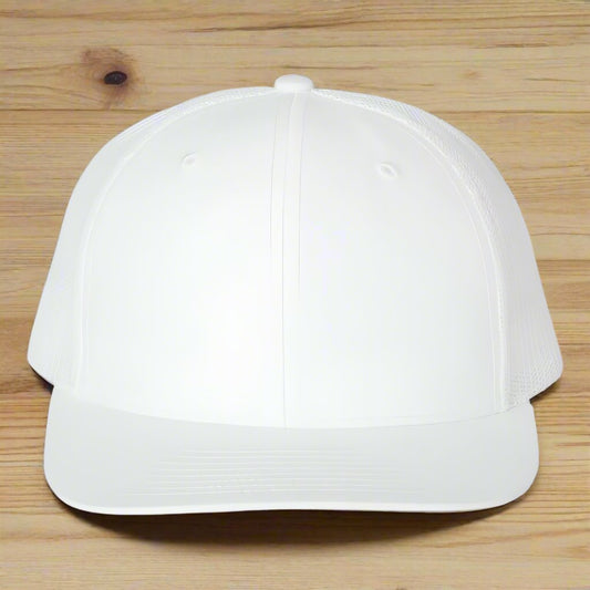 Richardson 112 - Snapback Trucker Cap - ALL White