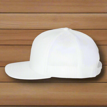 Richardson 112 - Snapback Trucker Cap - ALL White