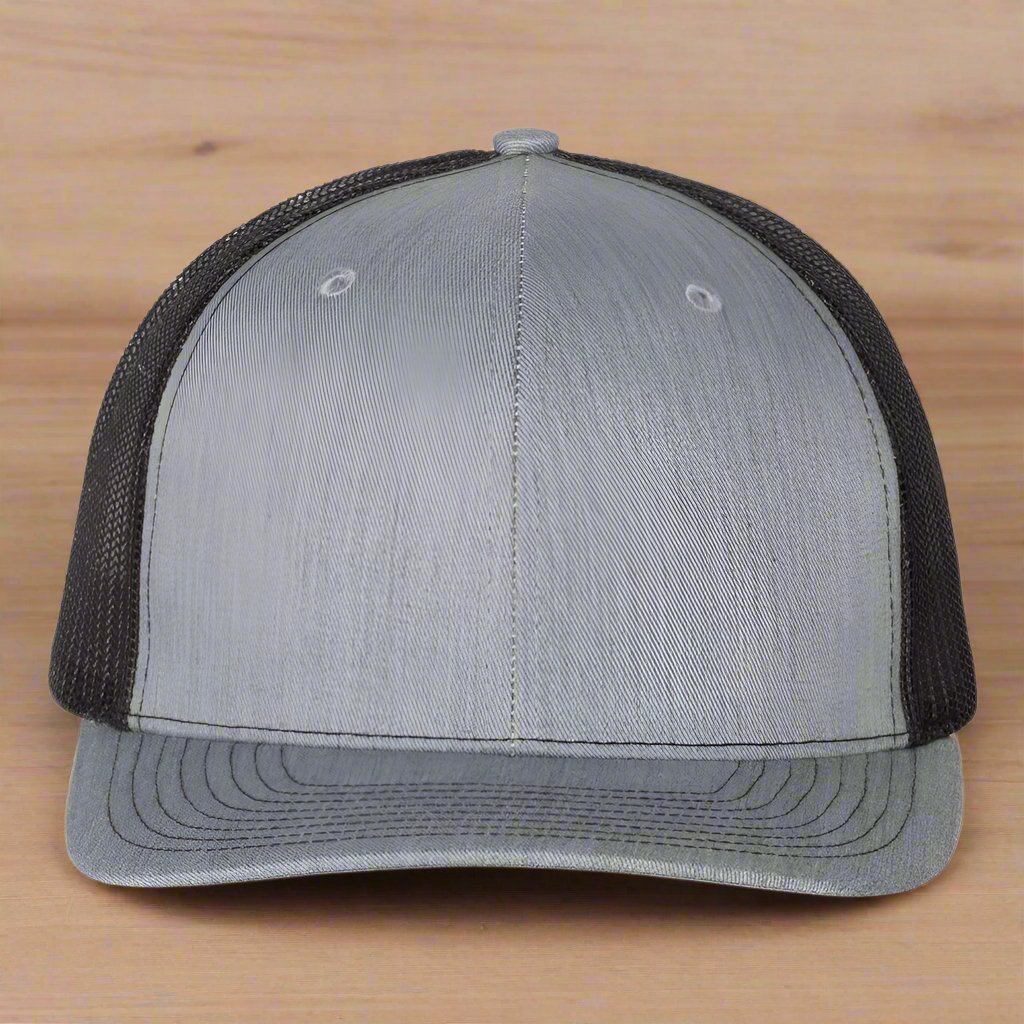 Richardson 112 - Snapback Trucker Cap - Gray / Black